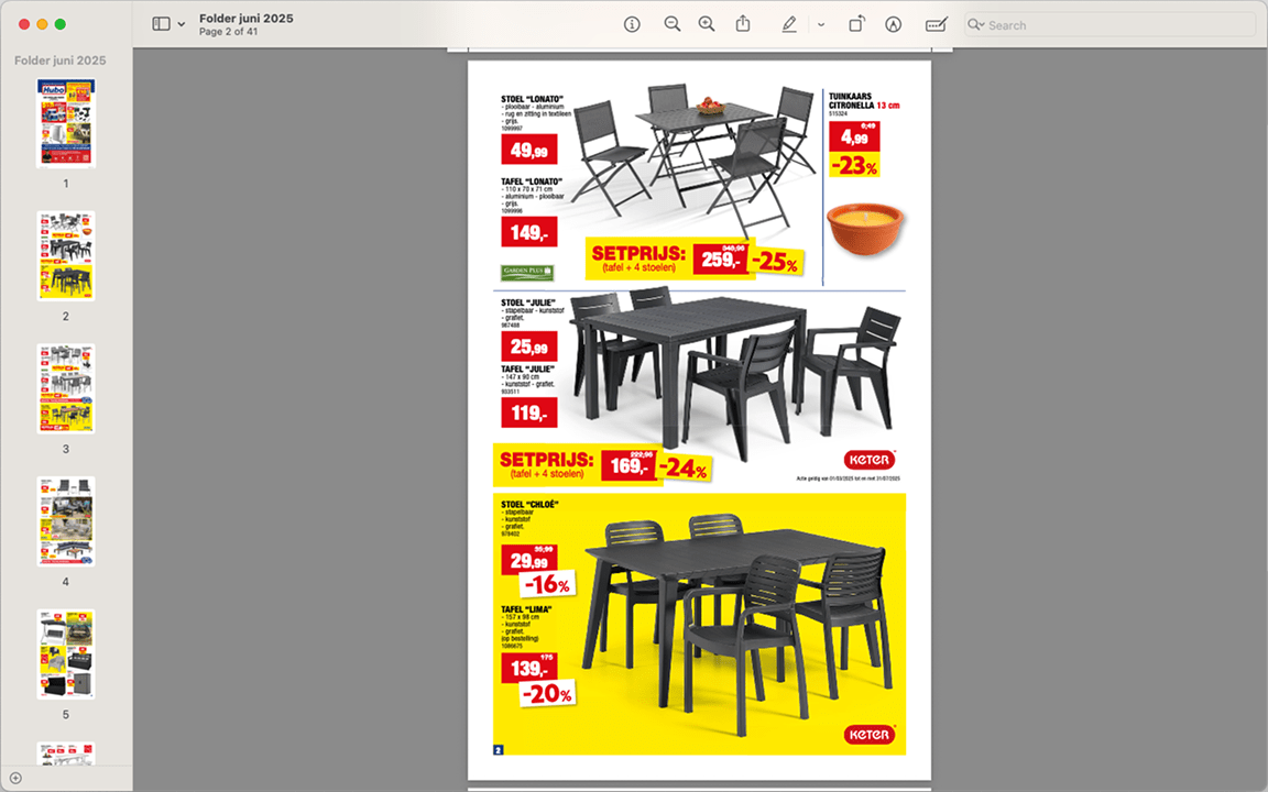 Hubo print brochure